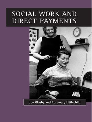 cover image of Social work and direct payments
